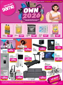 Game Zambia : Own 2026 (29 January - 25 February 2026)