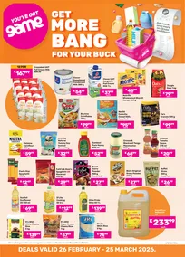 Game Zambia : Get More Bang For Your Buck (26 February - 25 March 2026)