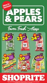 Shoprite KwaZulu-Natal : Apples & Pears (27 April - 10 May 2026)
