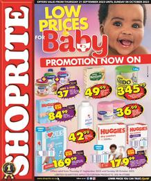 Shoprite KwaZulu-Natal : Baby Savings (21 September - 08 October 2023)