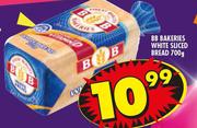 BB Bakers White Sliced Bread-700g