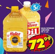 Helios/Ritebrand Sunflower Oil-5Ltr Each