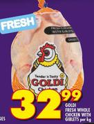 Goldi Fresh Whole Chicken With Gilberts-Per Kg