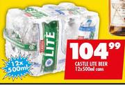 Castle Lite Beer-12x500ml