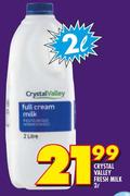 Crystal Valley Fresh Milk-2Ltr