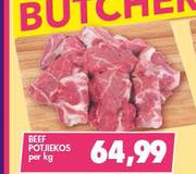 Beef potjiekos-Per Kg