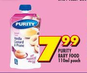Purity Baby Food-110ml Pouch