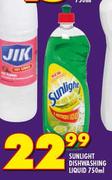 Sunlight Dish Wash Liquid-750ml