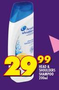 Head & Shoulders Shampoo-200ml