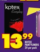 Kotex Pantyliners 20-Per Pack