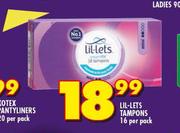 Lil-Lets Tampons 16-Per Pack