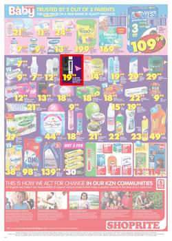 Shoprite KZN : Birthday Low Prices (23 July - 5 Aug 2018), page 3