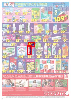 Shoprite KZN : Birthday Low Prices (23 July - 5 Aug 2018), page 3