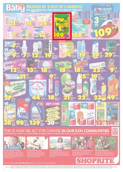 Shoprite KZN : Birthday Low Prices (23 July - 5 Aug 2018), page 3