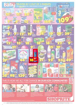 Shoprite KZN : Birthday Low Prices (23 July - 5 Aug 2018), page 3