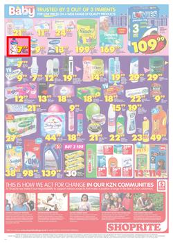 Shoprite KZN : Birthday Low Prices (23 July - 5 Aug 2018), page 3