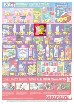 Shoprite KZN : Birthday Low Prices (23 July - 5 Aug 2018), page 3