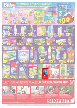 Shoprite KZN : Birthday Low Prices (23 July - 5 Aug 2018), page 3
