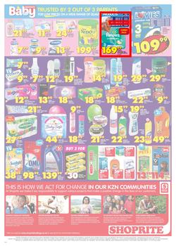 Shoprite KZN : Birthday Low Prices (23 July - 5 Aug 2018), page 3