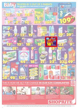 Shoprite KZN : Birthday Low Prices (23 July - 5 Aug 2018), page 3