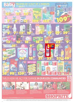 Shoprite KZN : Birthday Low Prices (23 July - 5 Aug 2018), page 3