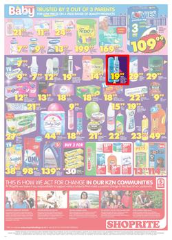 Shoprite KZN : Birthday Low Prices (23 July - 5 Aug 2018), page 3