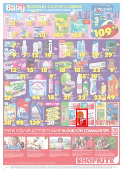 Shoprite KZN : Birthday Low Prices (23 July - 5 Aug 2018), page 3