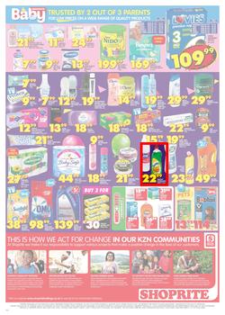 Shoprite KZN : Birthday Low Prices (23 July - 5 Aug 2018), page 3
