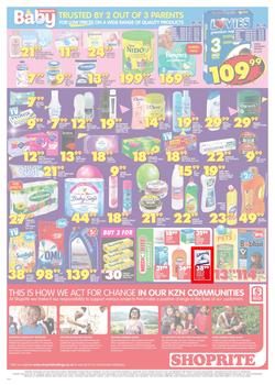 Shoprite KZN : Birthday Low Prices (23 July - 5 Aug 2018), page 3