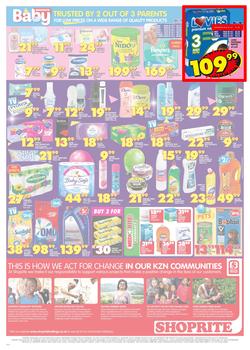 Shoprite KZN : Birthday Low Prices (23 July - 5 Aug 2018), page 3