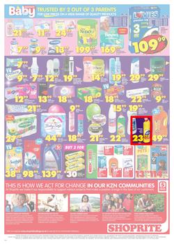 Shoprite KZN : Birthday Low Prices (23 July - 5 Aug 2018), page 3