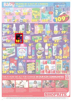Shoprite KZN : Birthday Low Prices (23 July - 5 Aug 2018), page 3