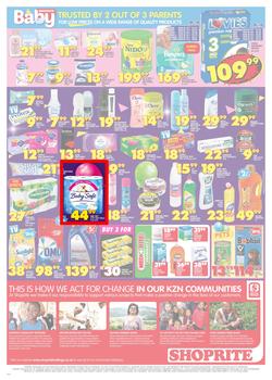 Shoprite KZN : Birthday Low Prices (23 July - 5 Aug 2018), page 3