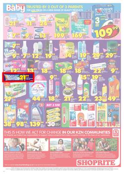 Shoprite KZN : Birthday Low Prices (23 July - 5 Aug 2018), page 3