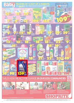 Shoprite KZN : Birthday Low Prices (23 July - 5 Aug 2018), page 3