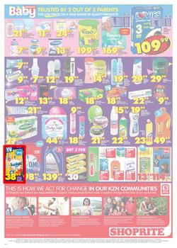 Shoprite KZN : Birthday Low Prices (23 July - 5 Aug 2018), page 3
