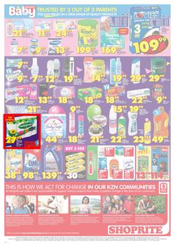 Shoprite KZN : Birthday Low Prices (23 July - 5 Aug 2018), page 3