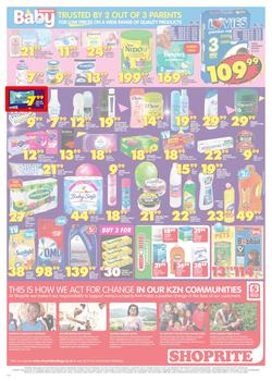 Shoprite KZN : Birthday Low Prices (23 July - 5 Aug 2018), page 3