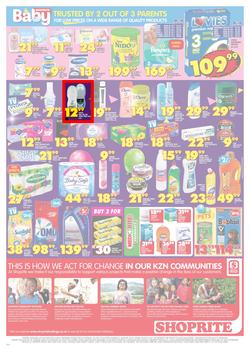 Shoprite KZN : Birthday Low Prices (23 July - 5 Aug 2018), page 3