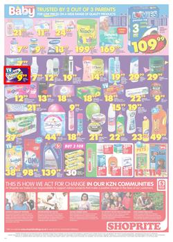 Shoprite KZN : Birthday Low Prices (23 July - 5 Aug 2018), page 3