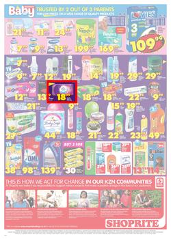 Shoprite KZN : Birthday Low Prices (23 July - 5 Aug 2018), page 3