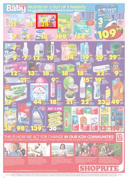 Shoprite KZN : Birthday Low Prices (23 July - 5 Aug 2018), page 3