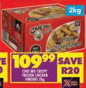 Chef Mo Crispy Frozen Chicken Fingers-2Kg