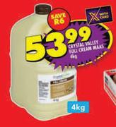 Crystal Valley Full Cream Maas-4Kg