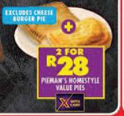 Pieman's Homestyle Value Pies-For 2
