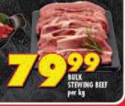 Bulk Stewing Beef-Per Kg