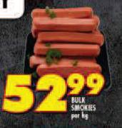 Bulk Smokies-Per Kg