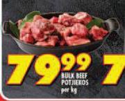 Bulk Beef Potjiekos-Per Kg