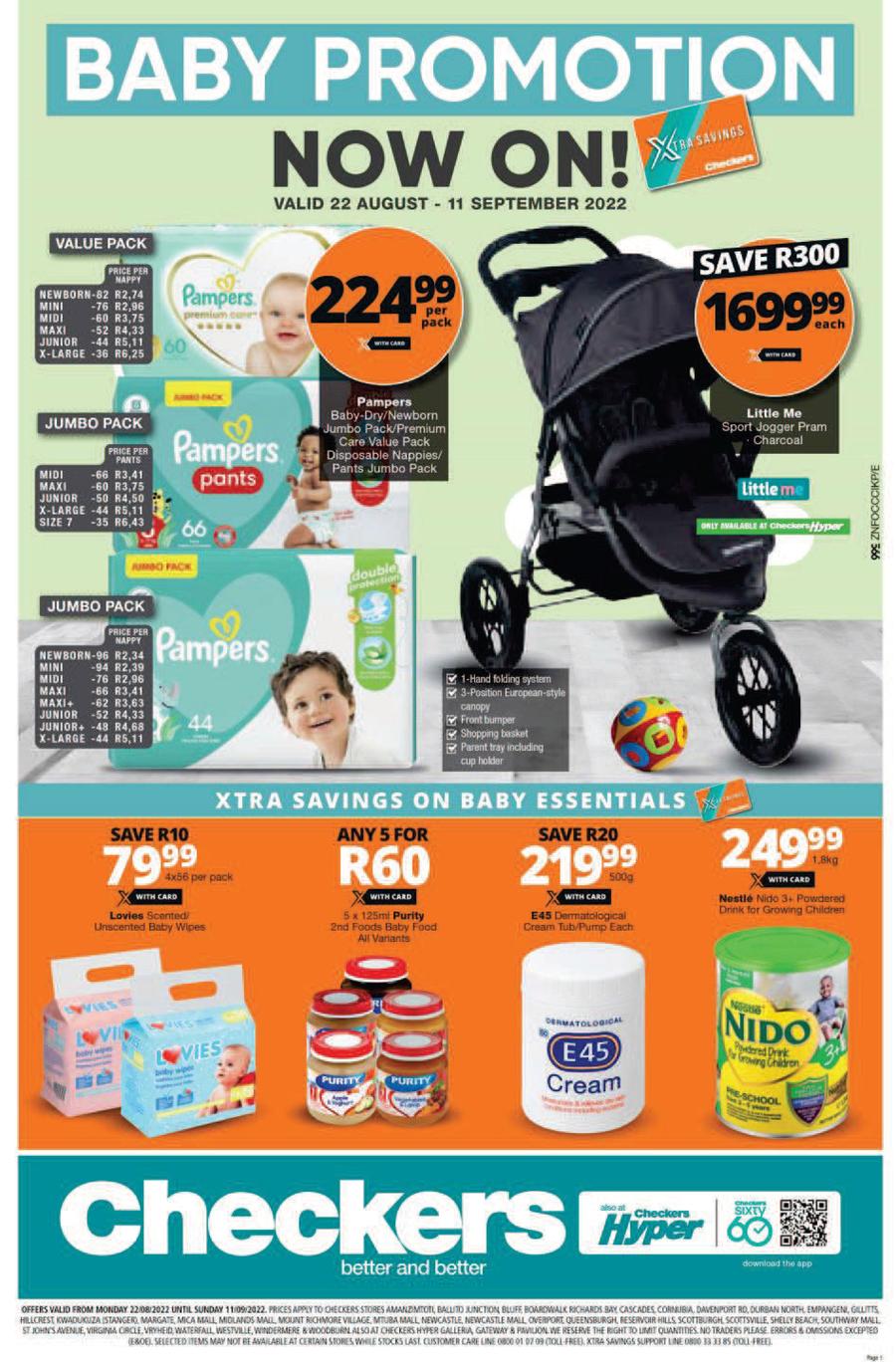 Checkers best sale baby essentials