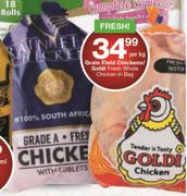 Grain Field Chickens / Goldi Fresh Whole Chicken In Bag-Per Kg